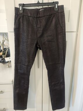 Bevy Flog Dafna Mid Rise  Snake Print Pull on Pants Sz 26